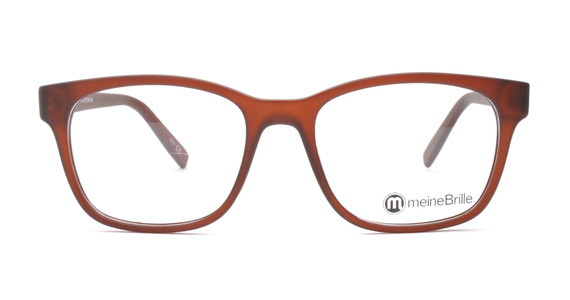 meineBrille 04-69160-01, Fuchsrot Matt front - Mening 3