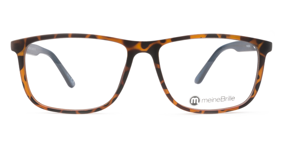 meineBrille 04-96060-02, Havanna/Petrolblau Matt front - Ansicht 3