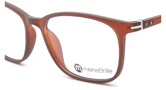 meineBrille 04-69120-02, Dunkel Braun Matt nah - Ansicht 4