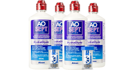 Aosept plus HydraGlyde Systempack 4x360ml - Mening 3