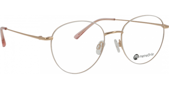meineBrille 04-96090-04, Weiß/Gold - Mening 4