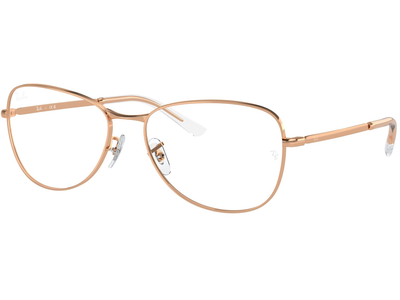 Ray-Ban Brille Unisex Ray-Ban RX3733V 3094, Glänzendes Rotgold, LARGE Ansicht 3