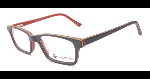 meineBrille 04-69240-01, Dunkel Blau/Orange/Rot links - Mening 2