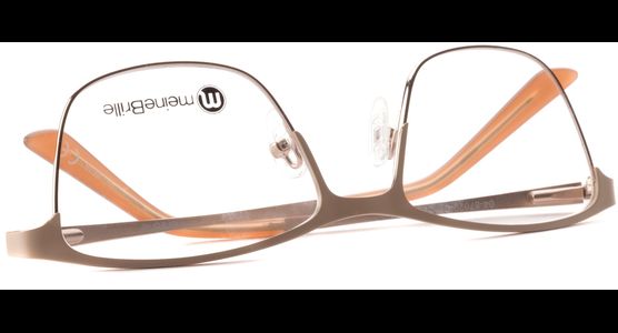 meineBrille 04-87020-02, Gold/Creme Matt umgedreht - Ansicht 6