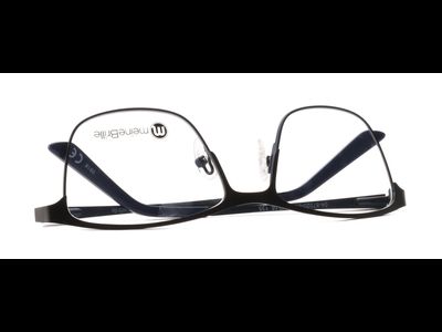 meineBrille 04-87020-01, Schwarz/Blau Matt umgedreht