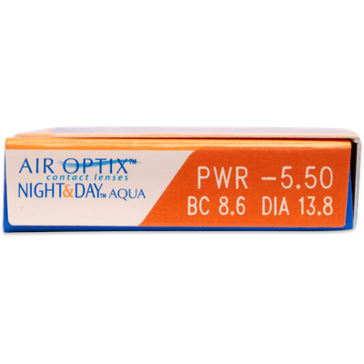 Monatslinsen Sphärisch Air Optix Night & Day Aqua 6er Ansicht 3