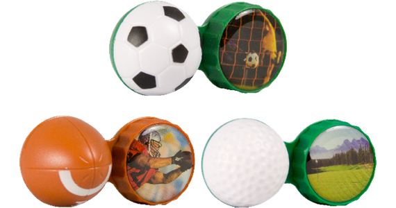 3D-Linsenbehälter Fußball - Ansicht 3