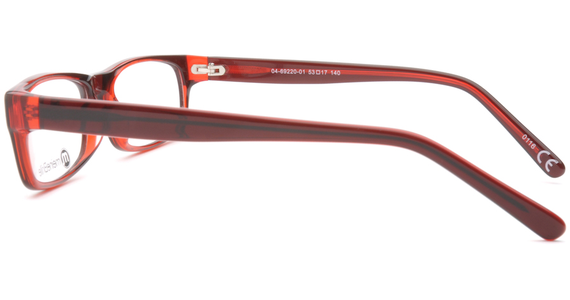 meineBrille 04-69220-01, Braun/Rot seite - Mening 5