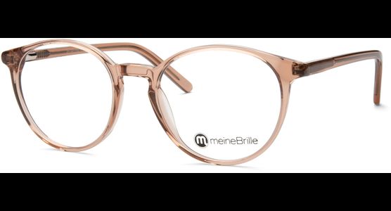 meineBrille 04-12070-02, Nude transparent glänzend Schräg links - Ansicht 2