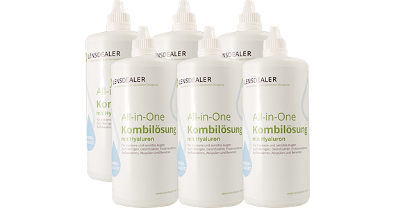 Lensdealer All-in-One Kombilösung 6x360ml - Ansicht 2