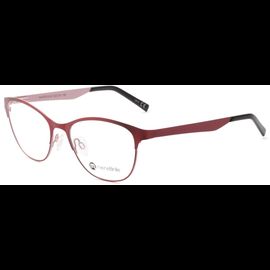 meineBrille 04-87010-02, Rot/Rosa Matt links