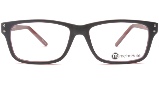 meineBrille 04-69130-01, Marine Blau/Rot Matt front - Ansicht 3