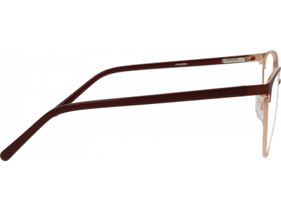 meineBrille Brille Damen meineBrille 04-30010-02 Rot matt/Kupfergold glänzend Ansicht 3