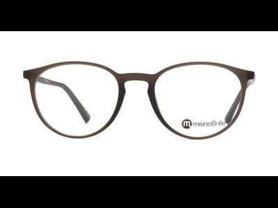 meineBrille 04-79010-02, Erdbraun Matt front