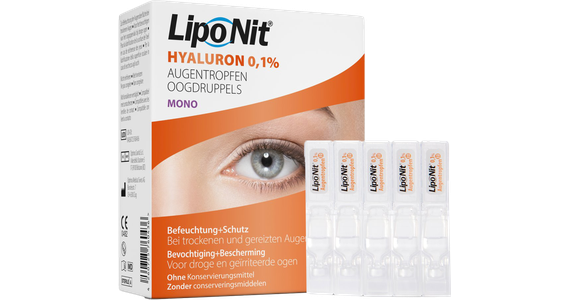  Lipo Nit Augentropfen 0,1% Hyaluron - Ampullen Ansicht 1