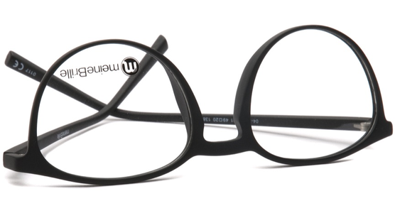 meineBrille 04-79010-01, Schwarz Matt umgedreht - Ansicht 6
