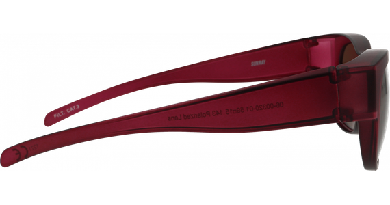 SunRay 06-00320-01 Überbrille, Aubergine matt - Mening 3