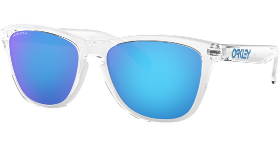 Oakley Frogskins Crystal Clear / Prizm Sapphire OO9013 D0 55 - Mening 4