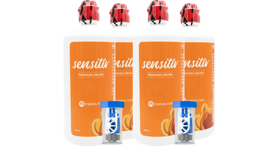meineLinse sensitiv Peroxidlösung 4x360ml - Ansicht 2