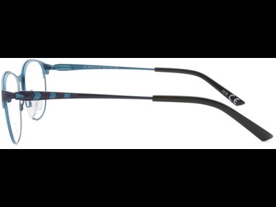 meineBrille 04-96020-02, Dunkel Violett/Türkis Matt seite