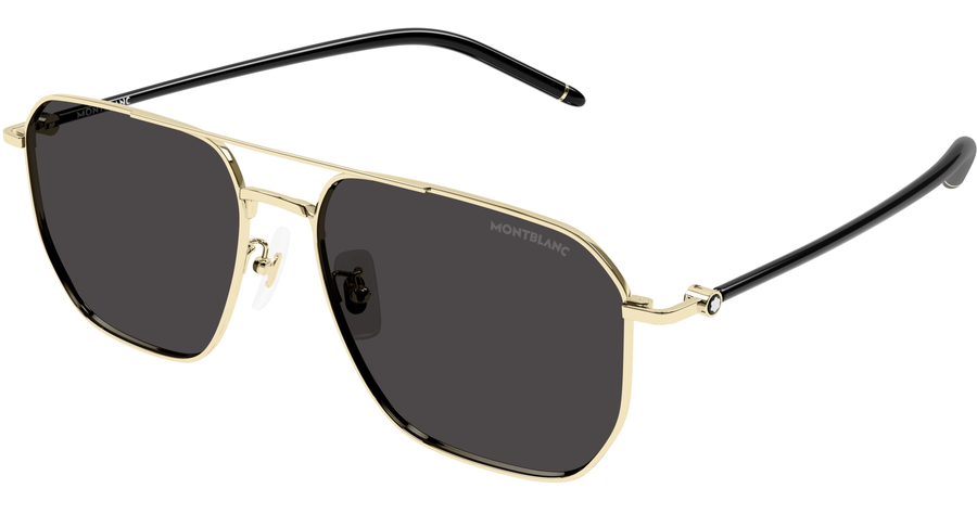 Montblanc Sonnenbrille Herren Montblanc MB0367SA 60 001 Mening 1
