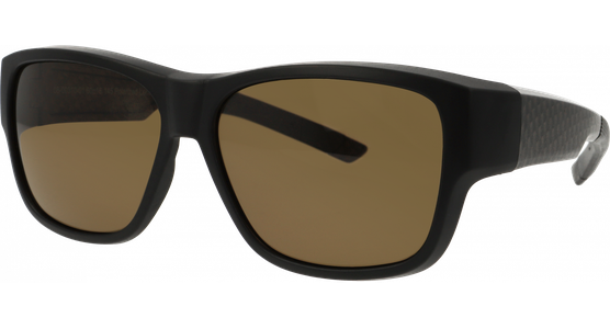 SunRay 06-00310-01 Überbrille, Schwarz/Carbon, Braun matt - Ansicht 2