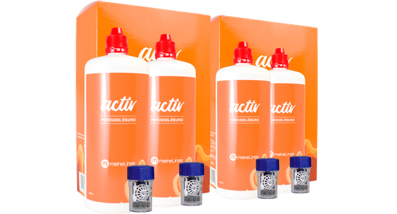 meineLinse activ Peroxidlösung 4x360ml - Ansicht 2