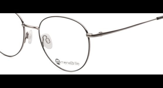 meineBrille 04-96090-01, Schwarz/Gun Glänzend nah - Mening 4
