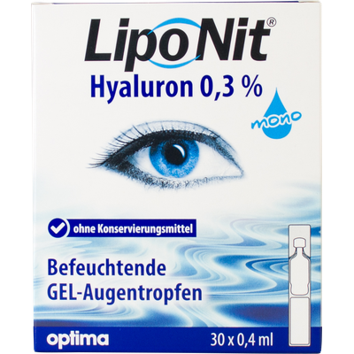 LipoNit Gel-Augentropfen Ampullen
