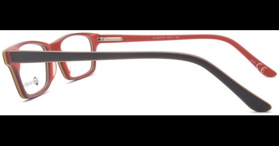 meineBrille 04-69240-01, Dunkel Blau/Orange/Rot seite - Mening 4