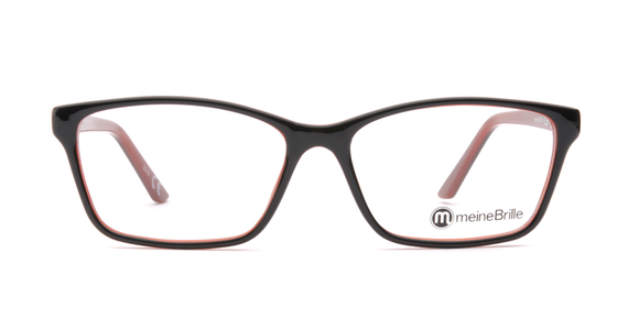 meineBrille 04-69190-01, Schwarz/Rot front - Mening 3