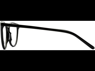 meineBrille 04-06000-01, Schwarz Seite