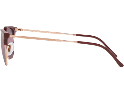 Ray-Ban Sonnenbrille Unisex Ray-Ban New Clubmaster RB4416 Glänzendes Bordeaux auf Rotgold 6654G9 Ansicht 3