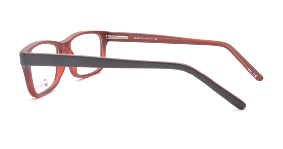 meineBrille 04-69130-01, Marine Blau/Rot Matt seite - Mening 5