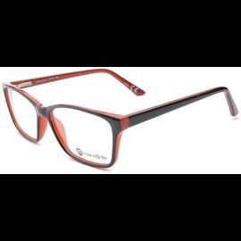 meineBrille 04-69190-01, Schwarz/Rot links