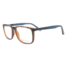 meineBrille 04-96060-02, Havanna/Petrolblau Matt front