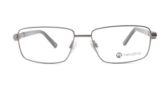 meineBrille 04-69070-02, Dunkel Gun/Schwarz front - Mening 3