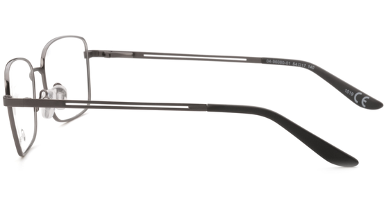 meineBrille 04-96080-01, Dunkel Gun Matt seite - Ansicht 5