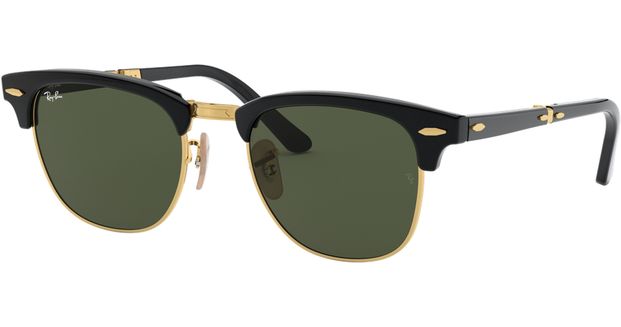 Ray-Ban Sonnenbrille Unisex Ray-Ban Clubmaster Folding RB2176 901 Mening 1