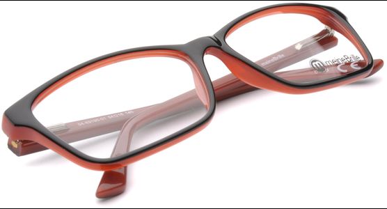 meineBrille 04-69190-01, Schwarz/Rot liegend - Mening 8