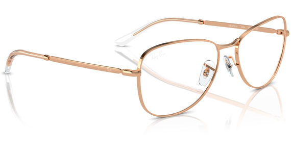 Ray-Ban RX3733V 3094, Glänzendes Rotgold, LARGE - Ansicht 5
