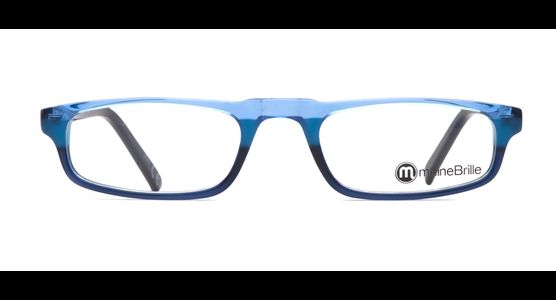 meineBrille 04-79040-02, Hellblau/Dunkel Blau front - Mening 3