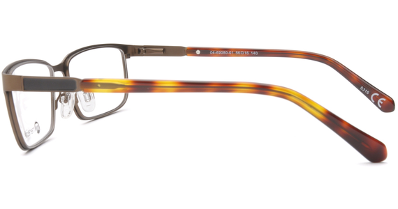 meineBrille 04-69080-01, Bronce/Braun seite - Mening 5