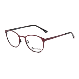 meineBrille 04-79000-01, Rot/Schwarz Matt front