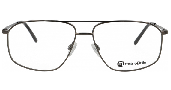 meineBrille 04-20190-01 dunkelgun glänzend Frontansicht - Ansicht 3