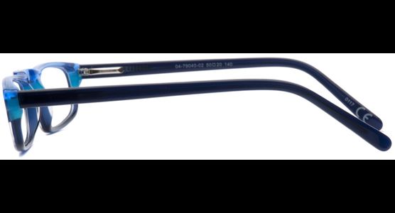 meineBrille 04-79040-02, Hellblau/Dunkel Blau seite - Mening 5