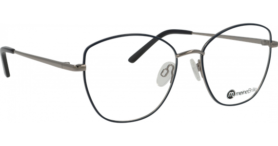 meineBrille 04-40110-03, Dunkelblau/Silber glänzend - Mening 3