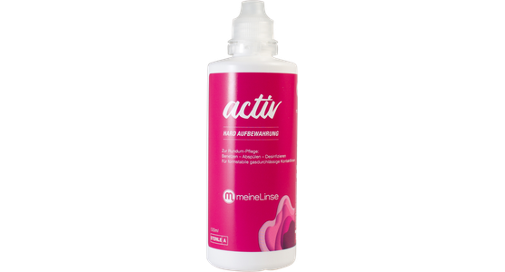 meineLinse activ hard Aufbewahrung Einzelflasche - Ansicht 2