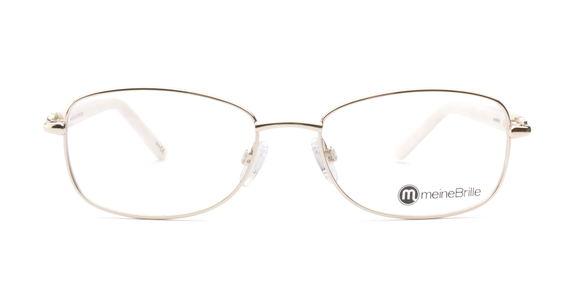 meineBrille 04-69100-02, Gold/Perlmutt front - Mening 3