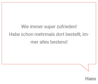 Kundenmeinung Hans